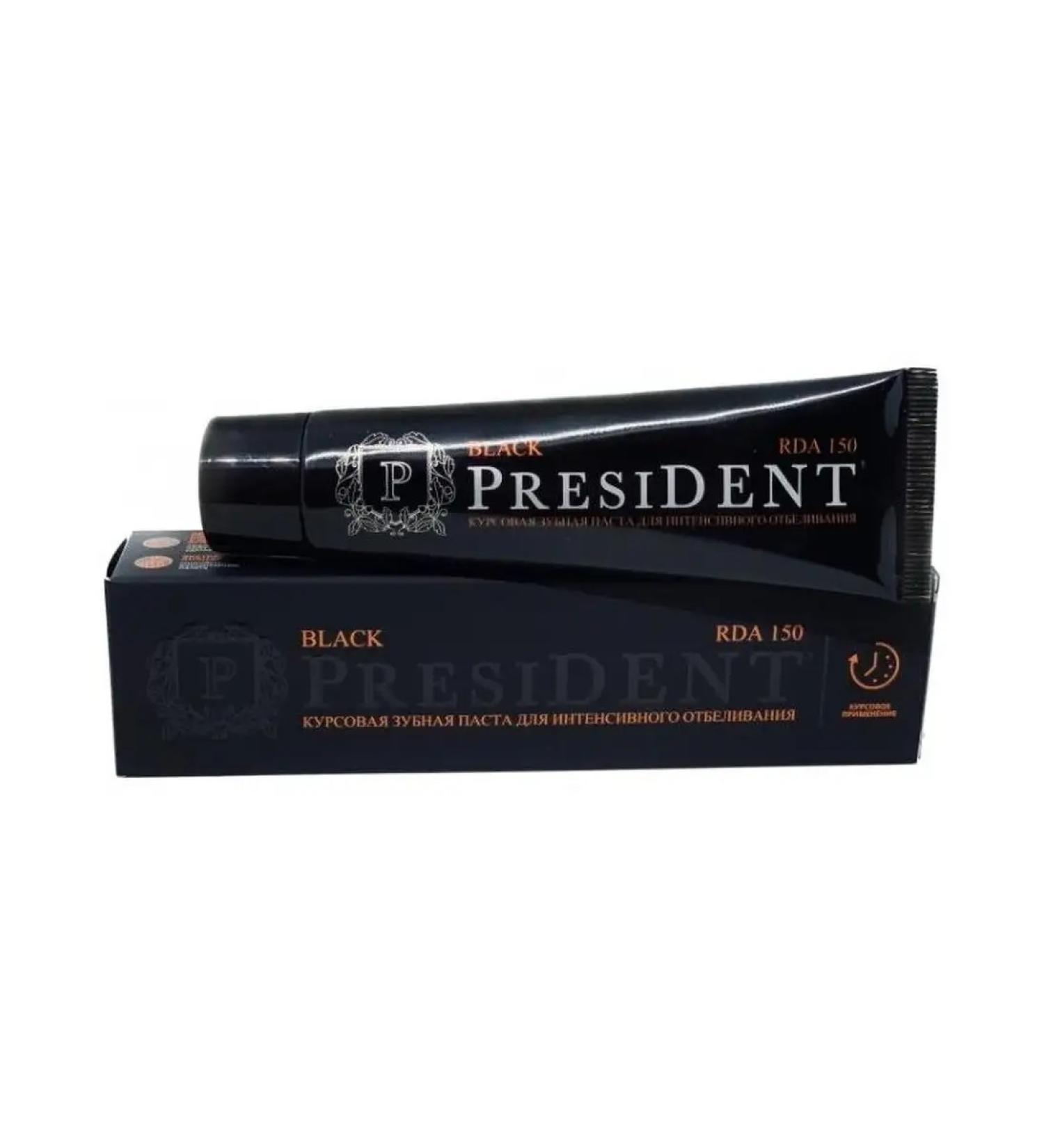 PRESIDENT Black 50 ml toothpaste