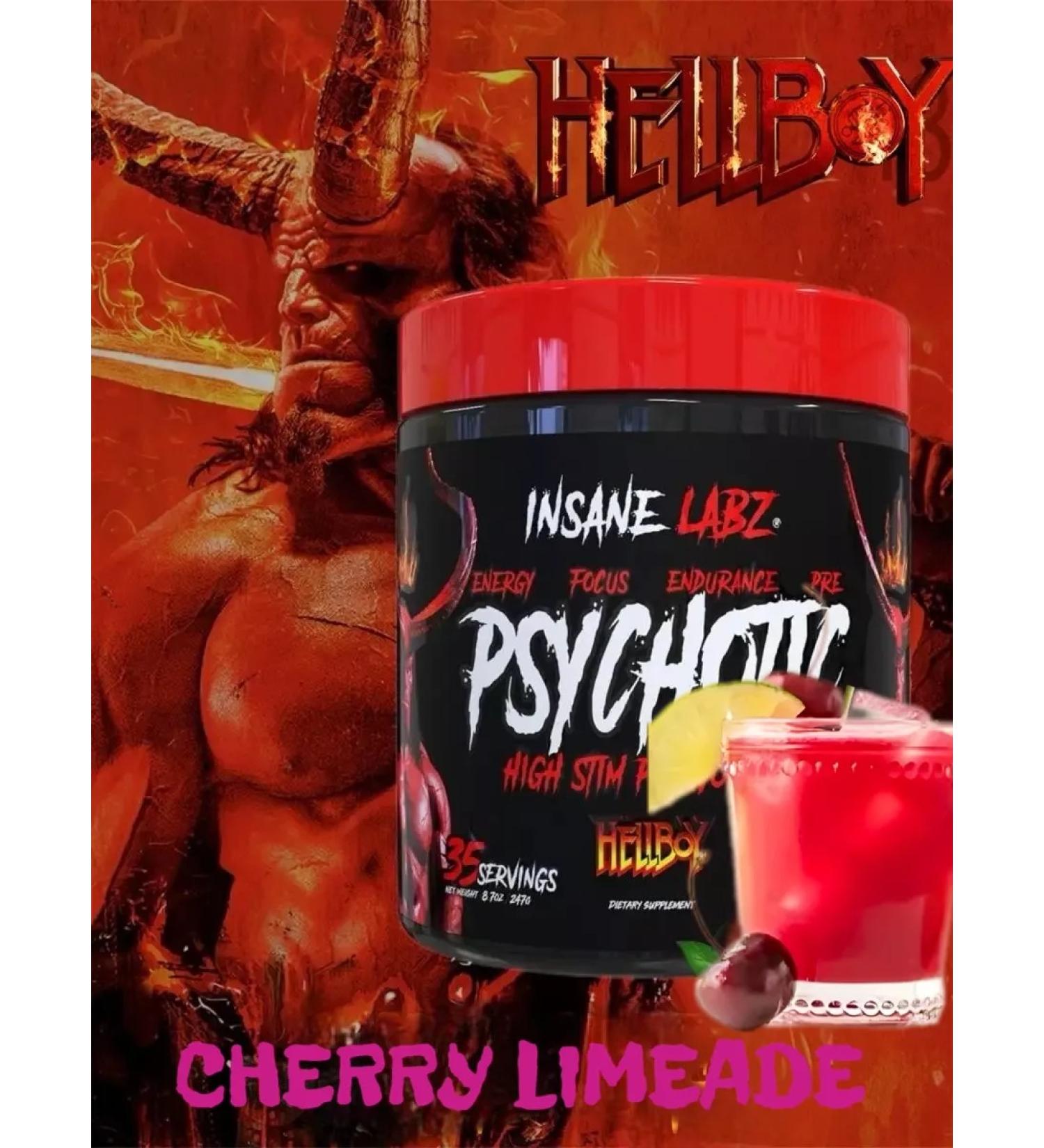 Insane Labz Psychotics Psychotic Hellboy Cherry Lemonad - Buy Online on GoSupps.com