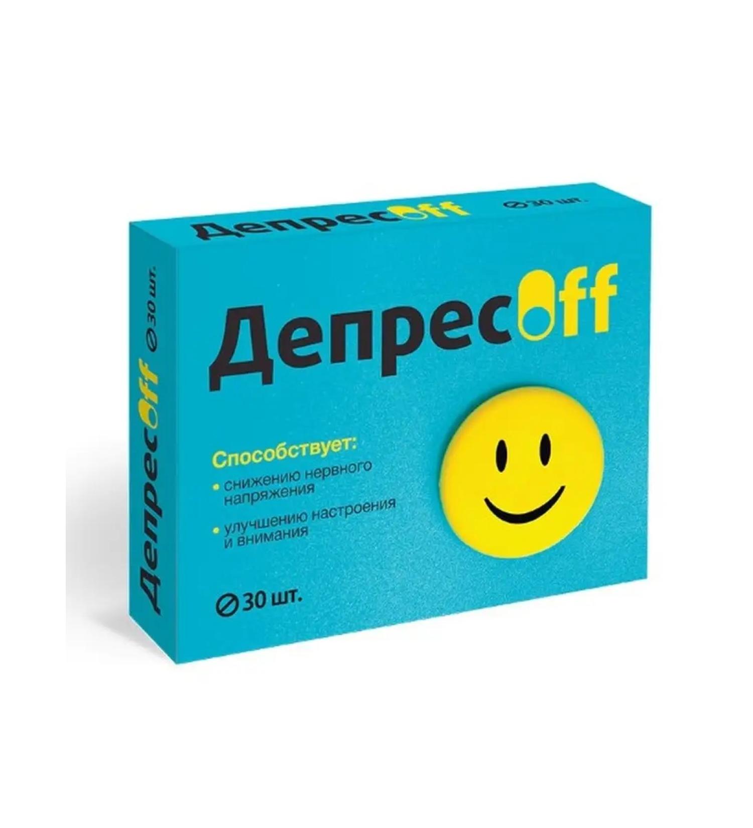 Natural supplements Depreff 30 pcs. Tablets weighing 515 mg