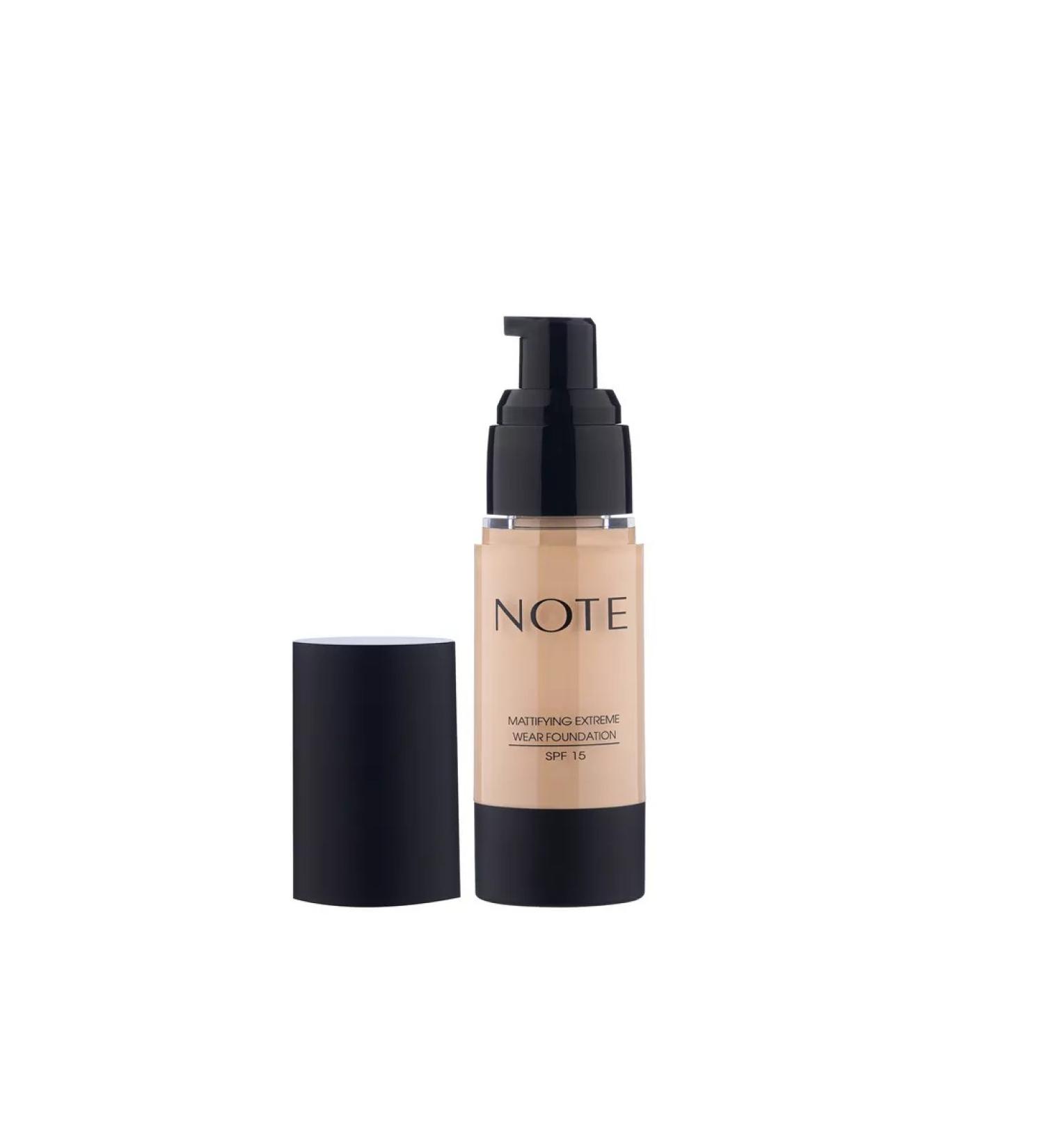 NOTE Cosmetics Tonal base Mattifeing Extreme Wear Strong 100 30 ml - Buy Online on GoSupps.com