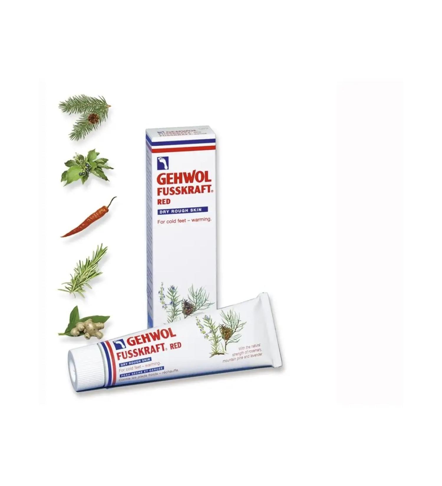 Gehwol Red balm warming cream for cold legs 125 ml - Buy Online on GoSupps.com
