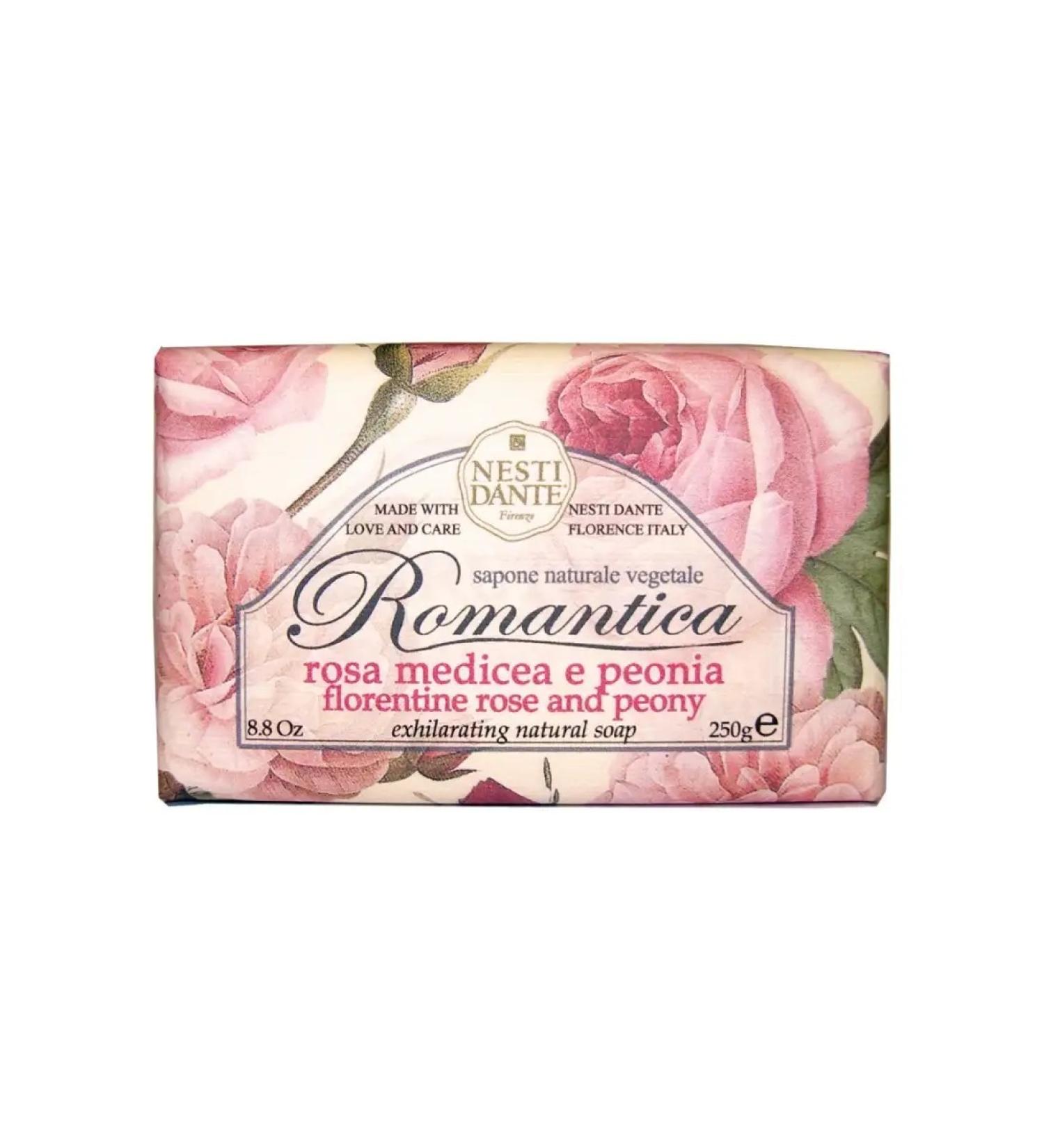 Nesti Dante Romantica soap Florentine rose and peony 250 g