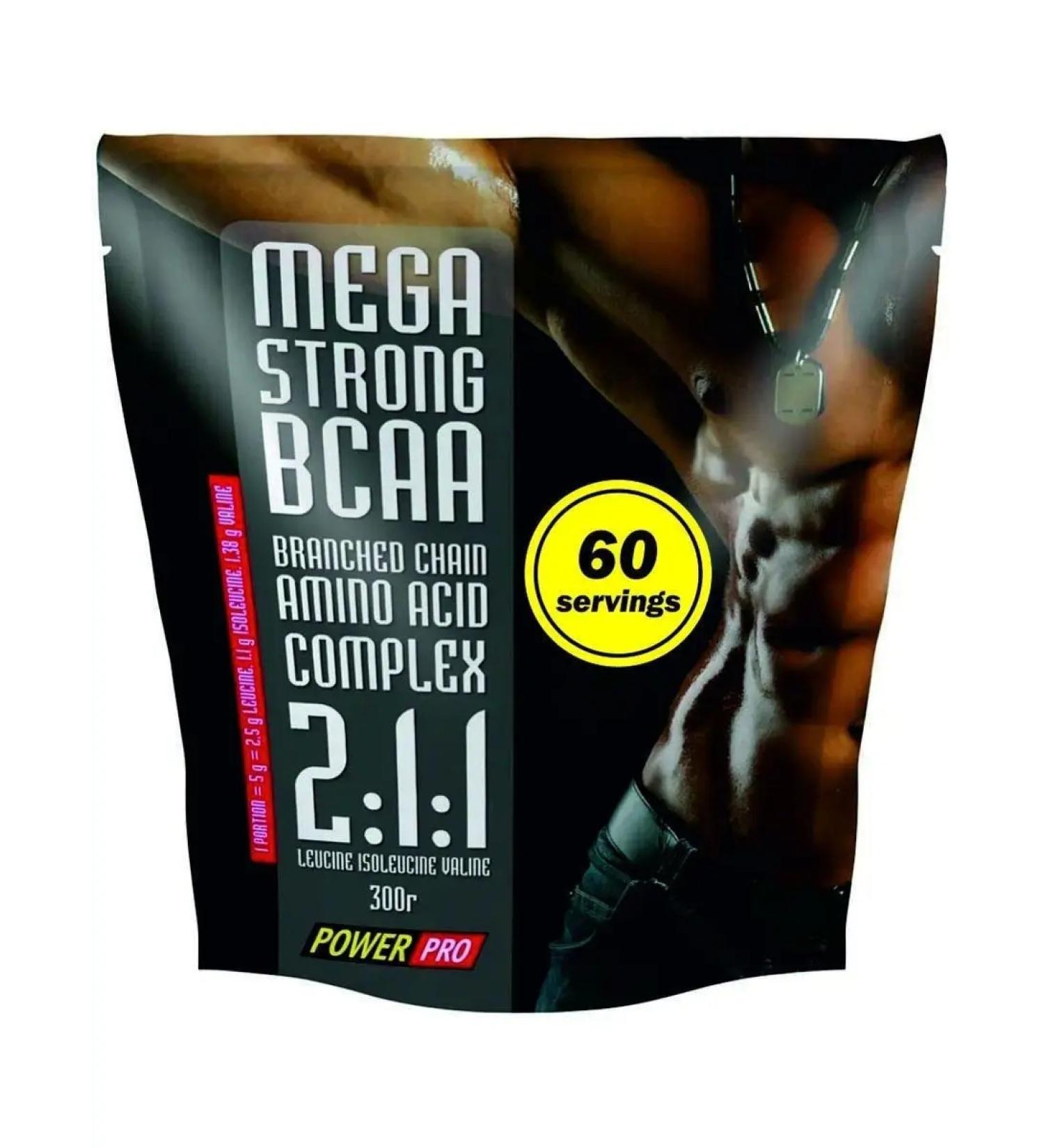 POWER PRO Amino acids BCAA 2-1-1 powder 300 g - Buy Online on GoSupps.com