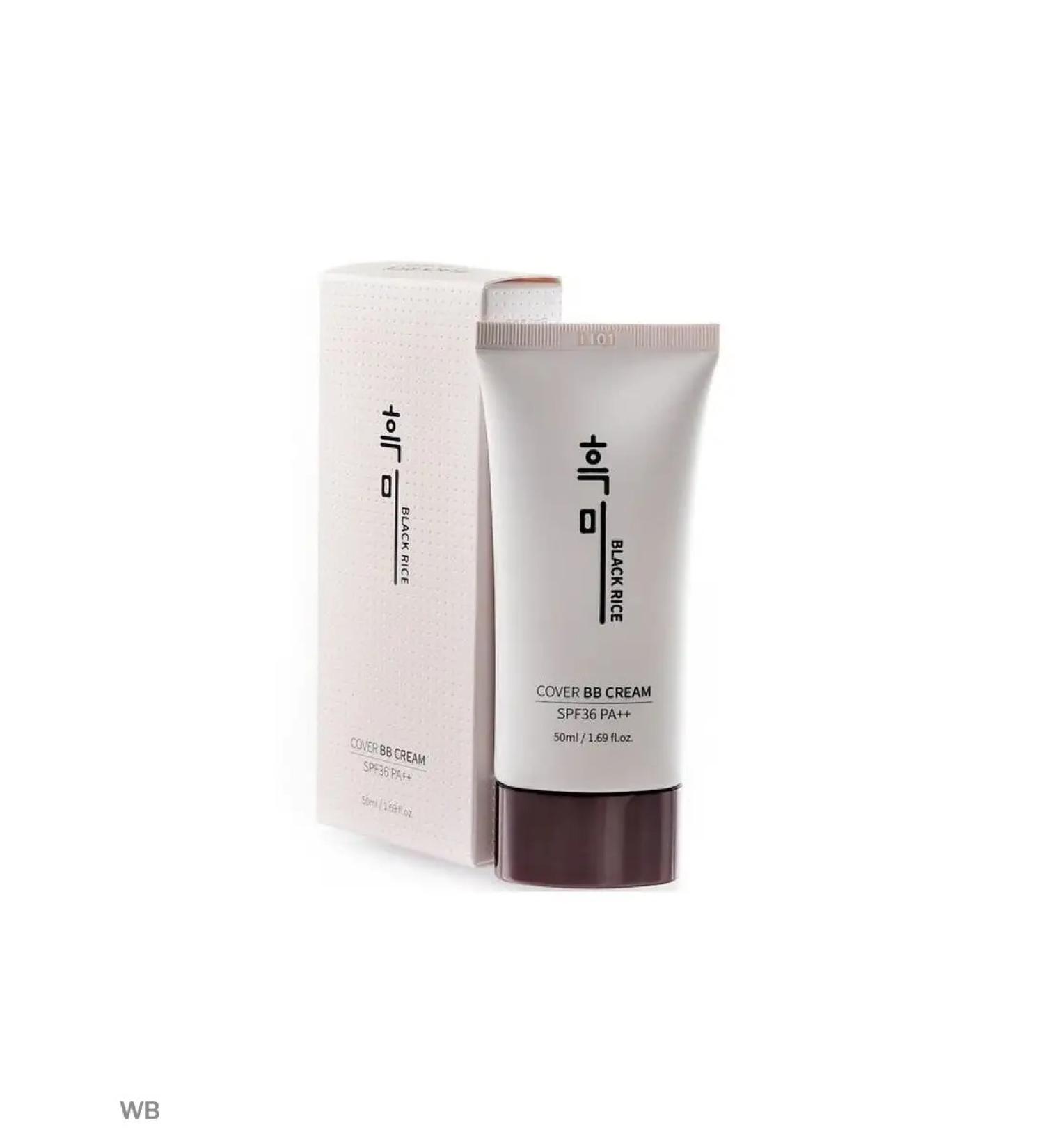 Black Ricee Moisturizing tonal BB cream Cover BB Cream SPF36 PA ++ - Buy Online on GoSupps.com
