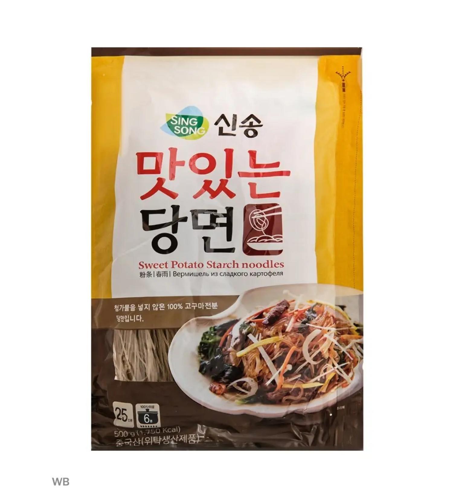 Dongsan Lapsha made of starch of sweet potatoes Sing Song 500g - Buy Online on GoSupps.com