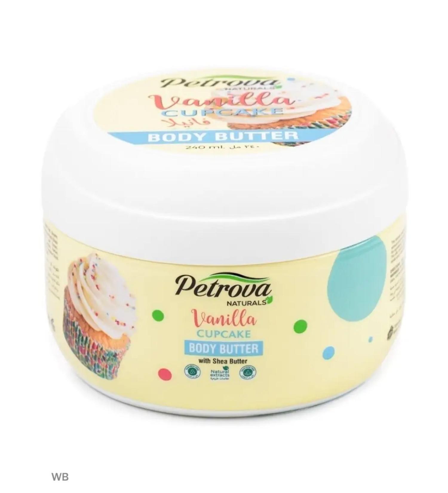 PETROVA Body cream vanilla cupcake with shi oil