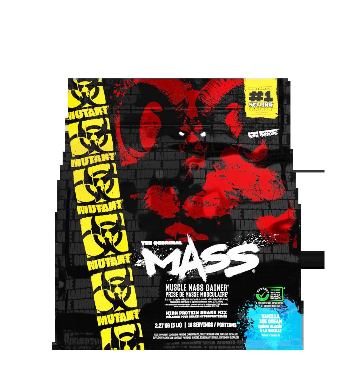 Mutant Gainer Mass 2270 g - Vanilla - Buy Online on GoSupps.com