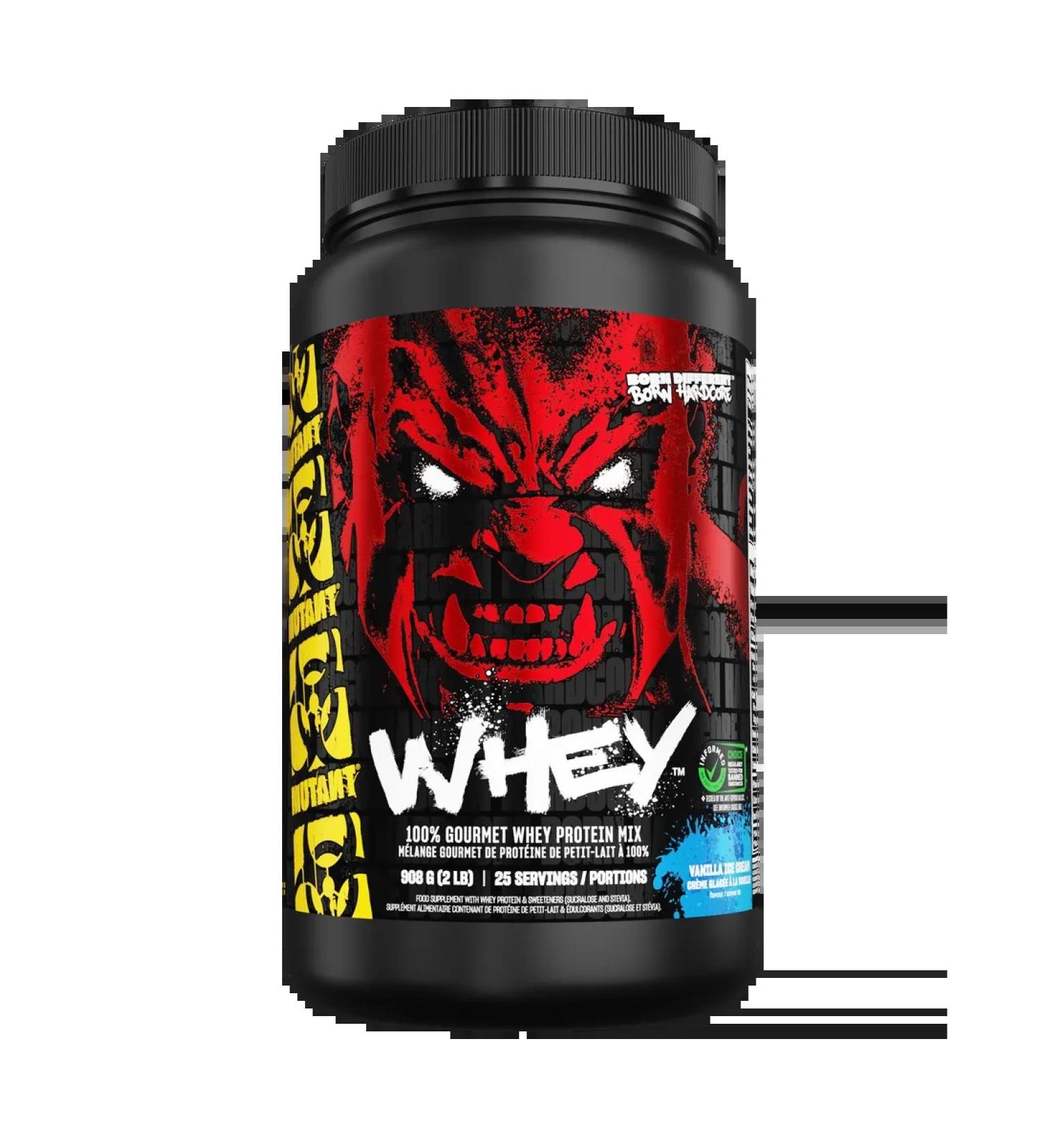 Mutant Whey protein 908 g - vanilla ice cream - Buy Online on GoSupps.com
