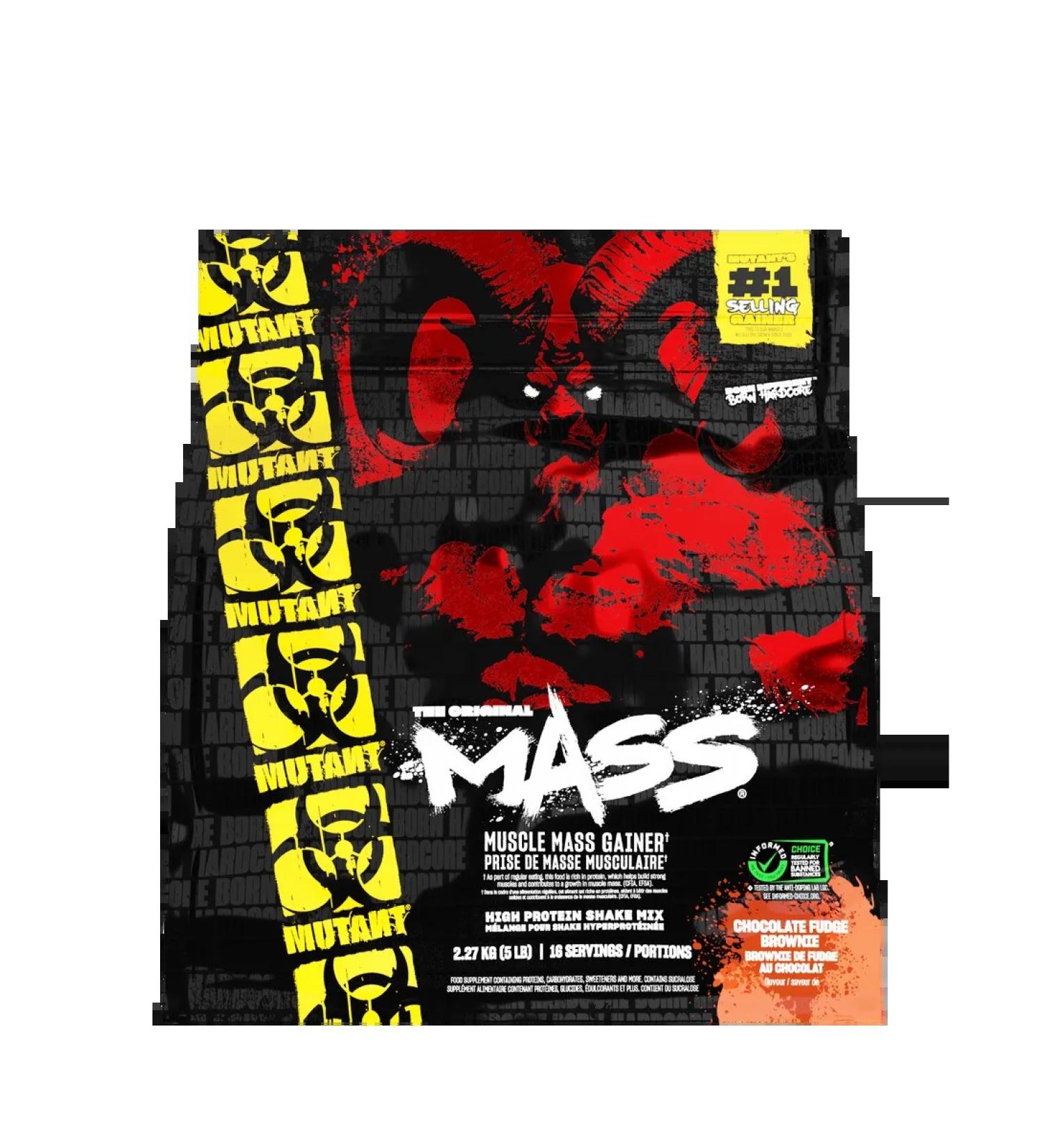 Mutant GENER MASS 2270 g - chocolate brownie - Buy Online on GoSupps.com