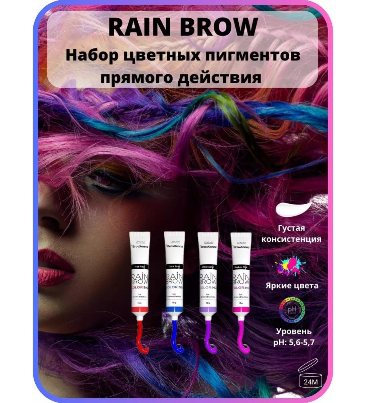 BROWXENNA Direct -acting pigment blue red pink purple - Buy Online on GoSupps.com