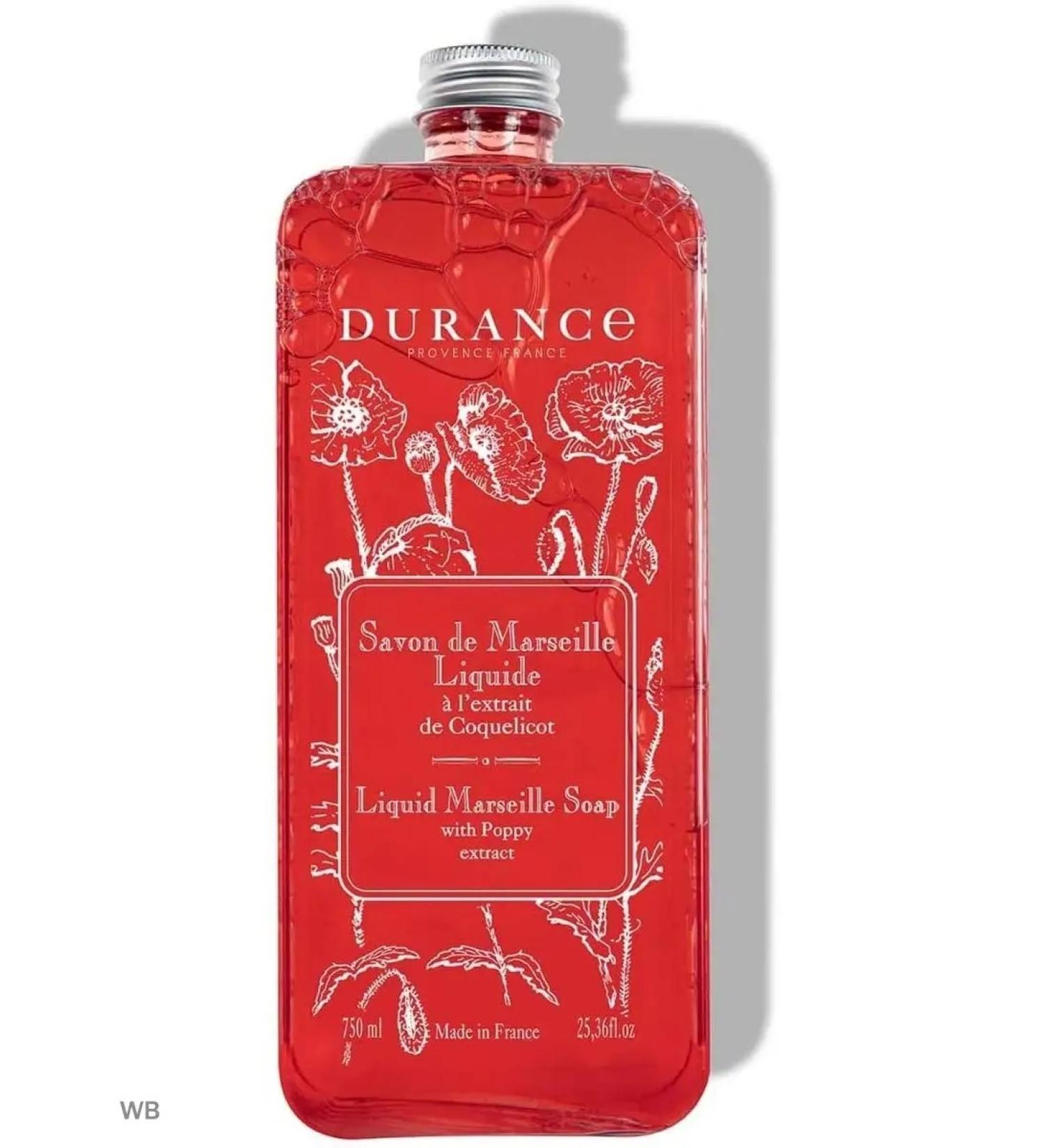 Durance Liquid soap with poppy extract 750ml