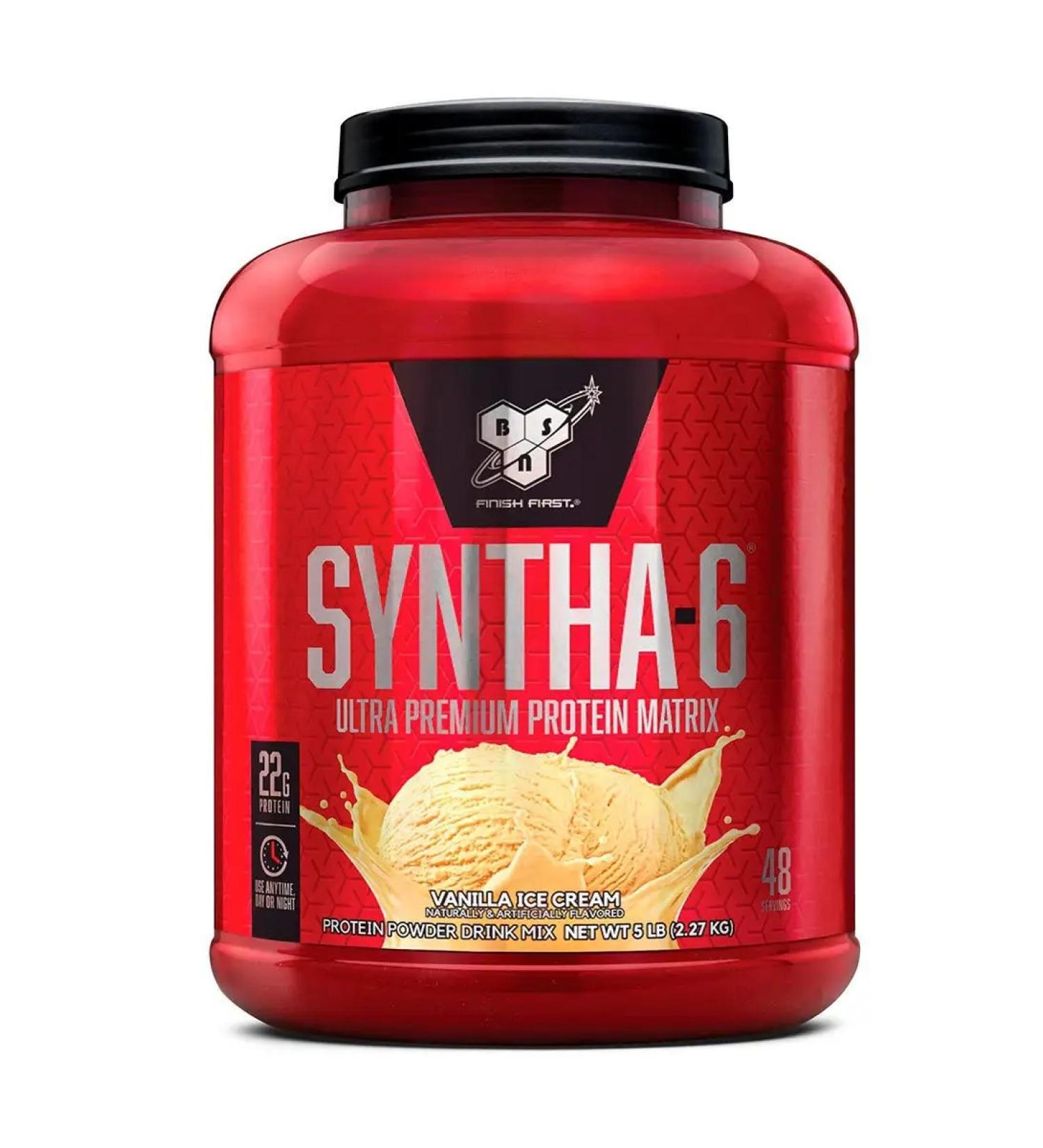 BSN Protein Syntha -6 2270 g - vanilla ice cream - Buy Online on GoSupps.com