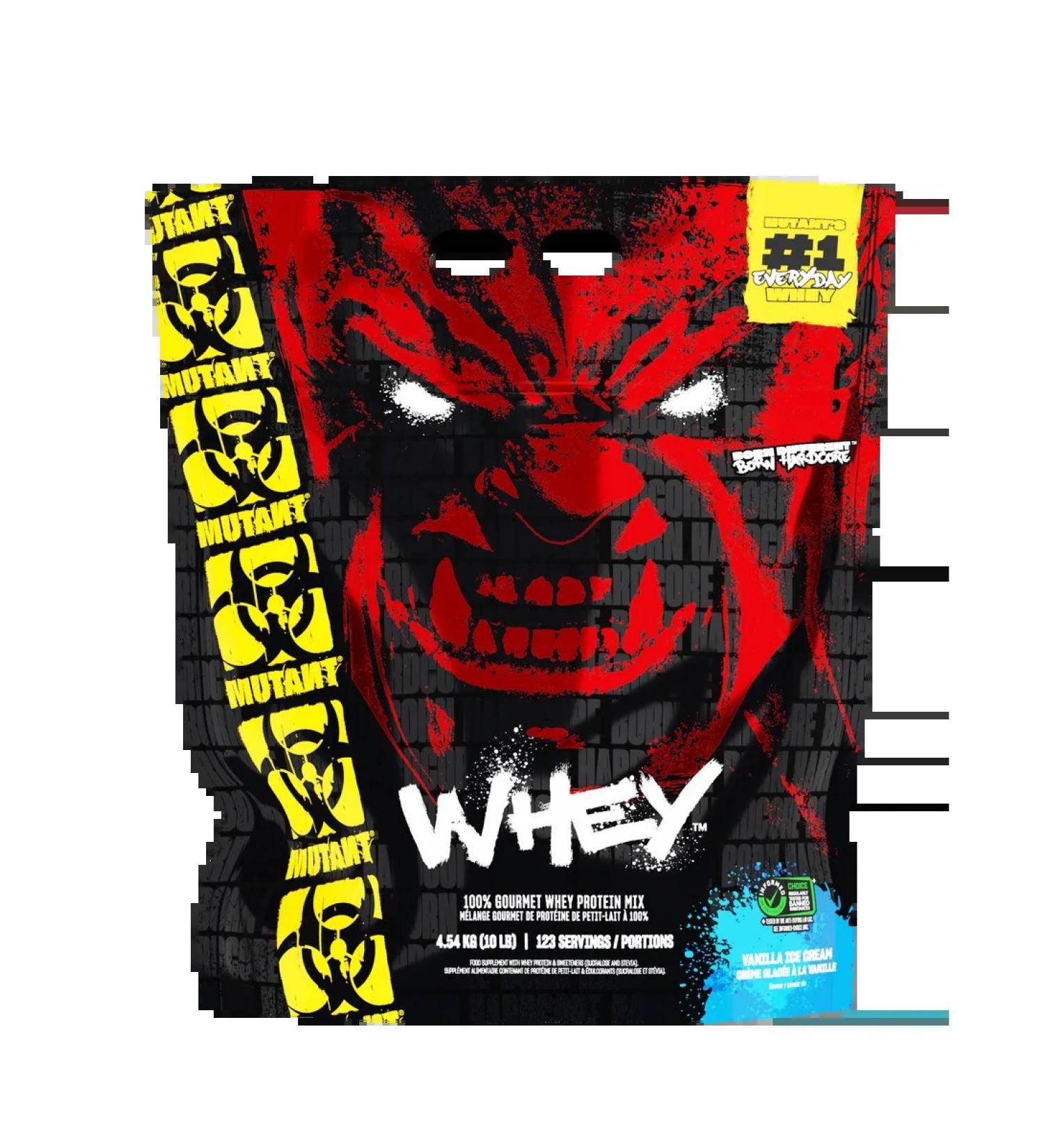 Mutant Whey protein 4540 g - vanilla ice cream - Buy Online on GoSupps.com