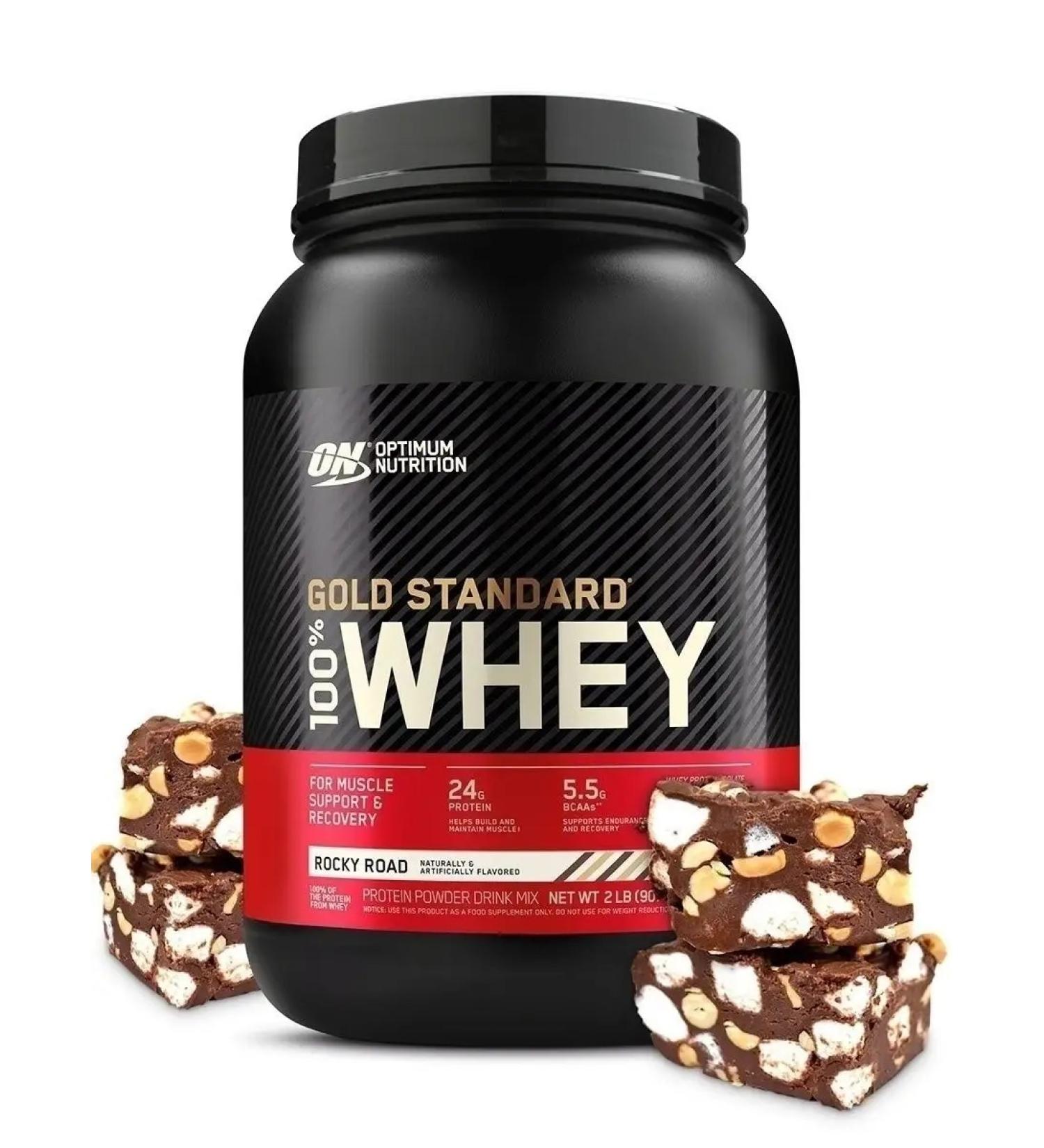 Optimum Nutrition Protein Gold Standard 100% Whey 909 g - chocolate baby - Buy Online on GoSupps.com