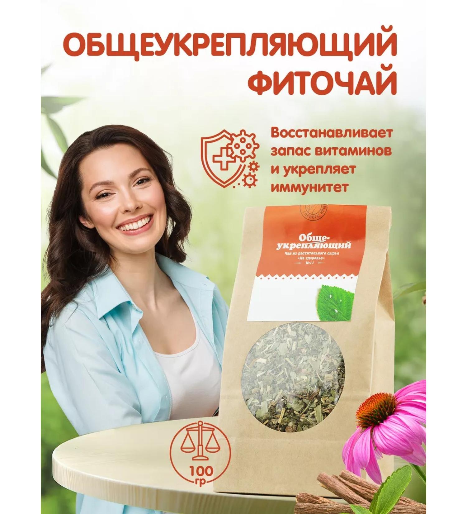 Herbs of the Crimean Mountains General collection of herbal tea for immunity Phytochis - Buy Online on GoSupps.com