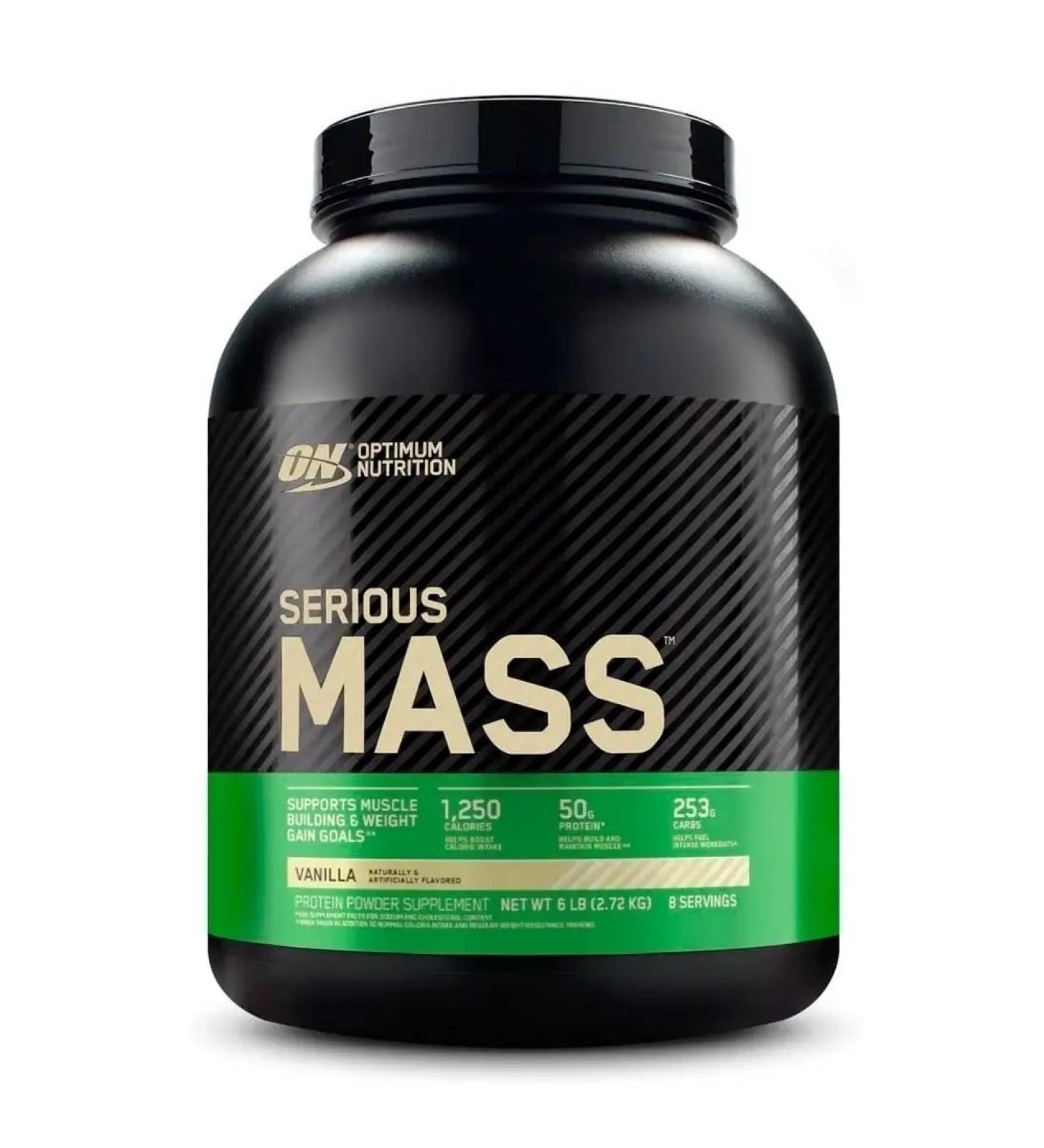 Optimum Nutrition Heiner Serious Mass 2720 g - vanilla - Buy Online on GoSupps.com