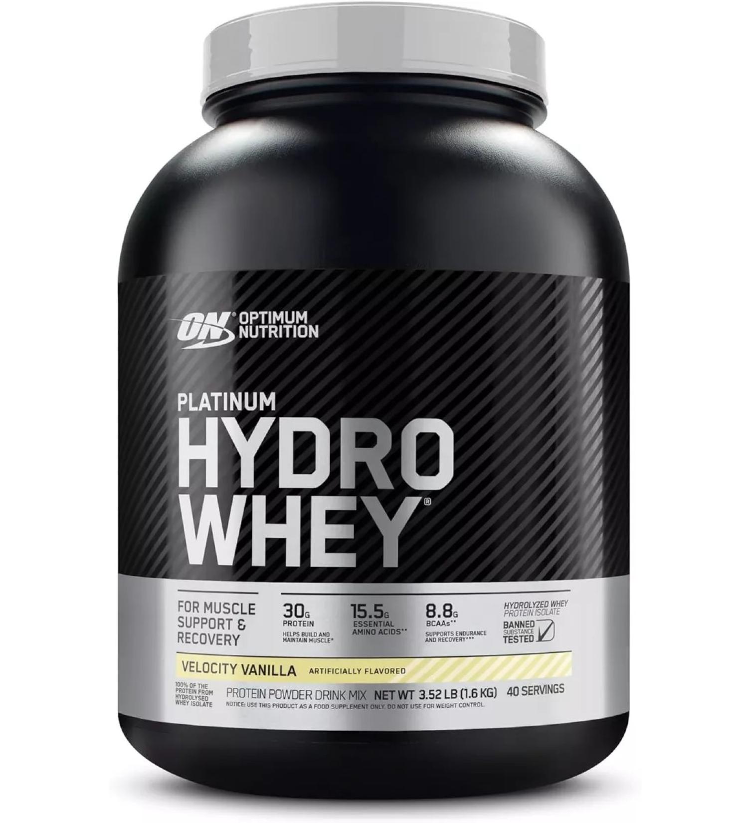 Optimum Nutrition Protein Platinum Hydrowhey 1600 g - vanilla - Buy Online on GoSupps.com