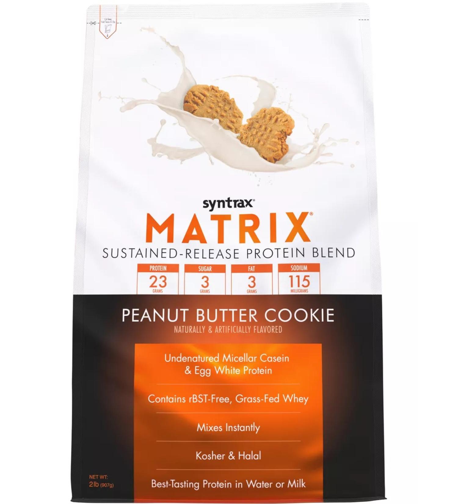 SYNTRAX Protein Matrix 907 g - cookies with peanut oil - Buy Online on GoSupps.com