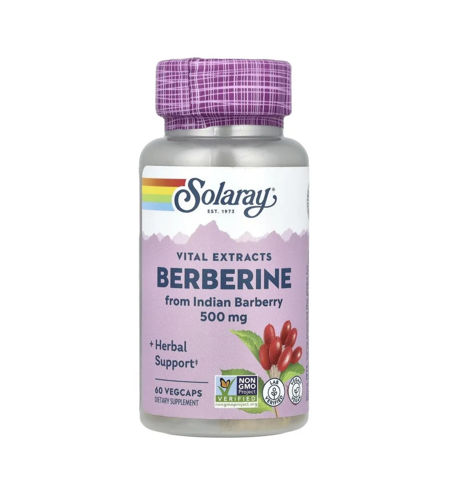 Solaray Berberin 60 vegetarian capsules
