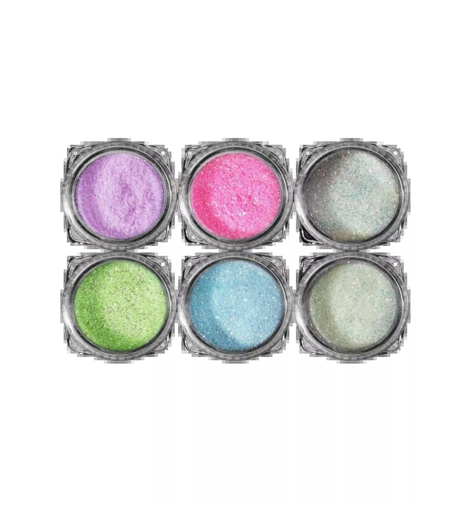 ManiShop Nail glitter 6 colors - Buy Online on GoSupps.com