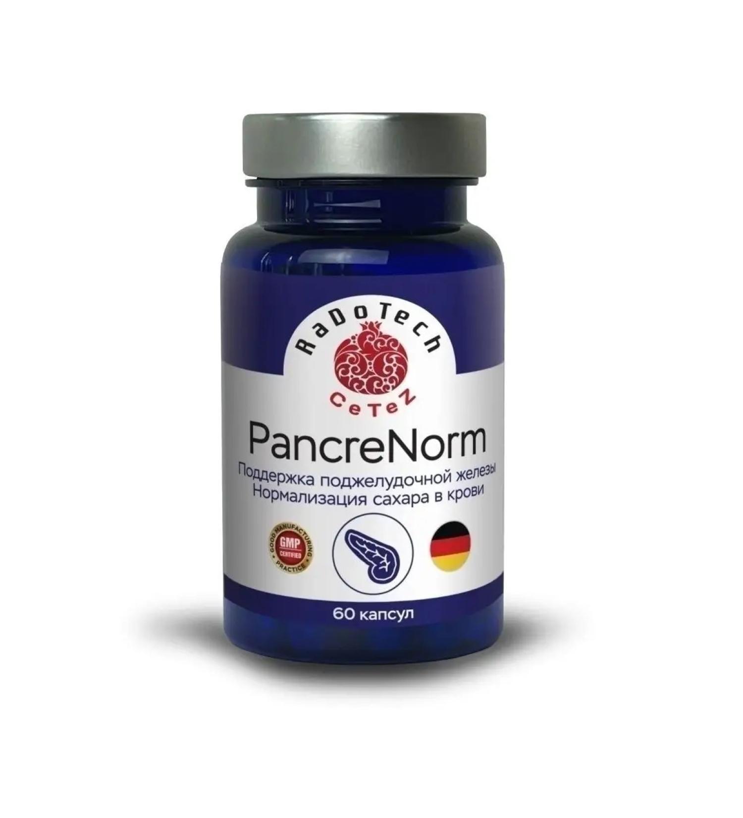 CeTeZ Pancrinorm (Pancrenorm) to normalize blood sugar levels - Buy Online on GoSupps.com