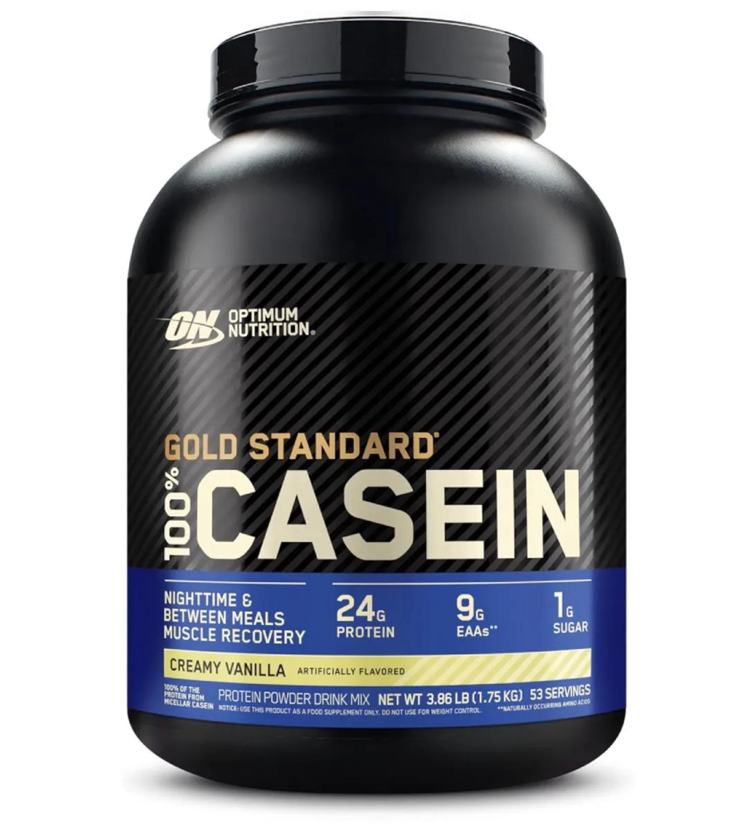 Optimum Nutrition Protein Gold Standard 100% Casein 1750 g - vanilla - Buy Online on GoSupps.com