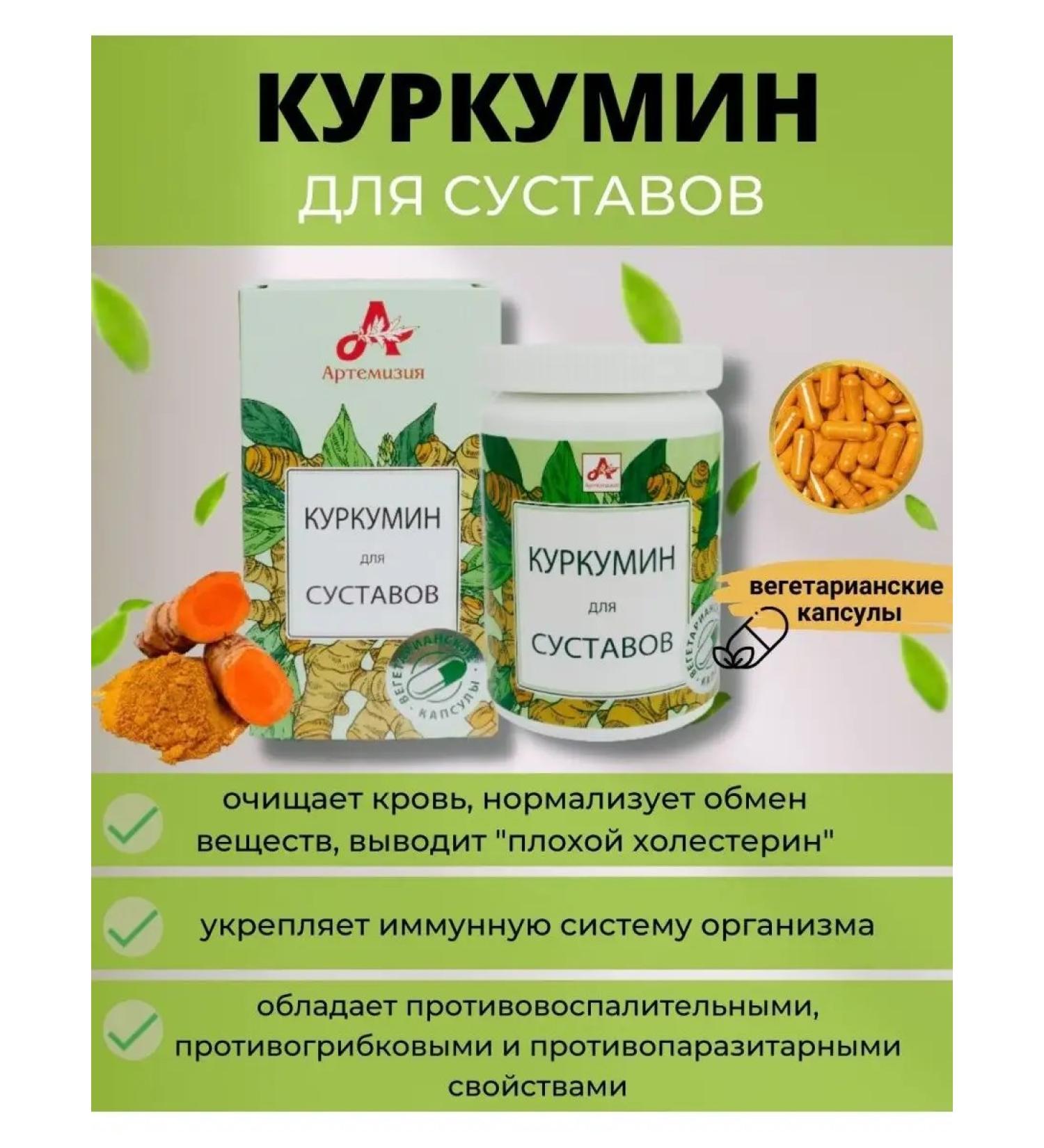 Artemisia/Vitachai Kurkumin with piperin capsule 60pcs - Buy Online on GoSupps.com