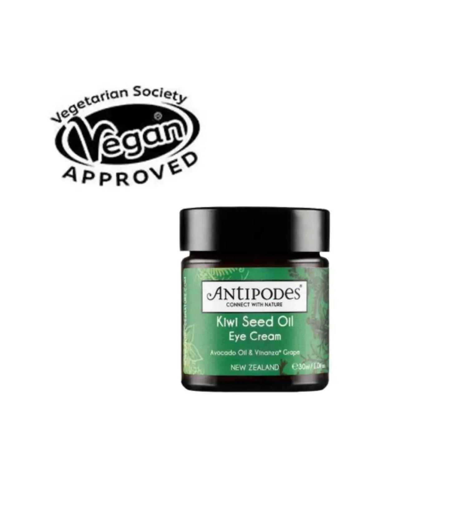Antipodes Skin cream around the eyes with kiwi oil - Buy Online on GoSupps.com
