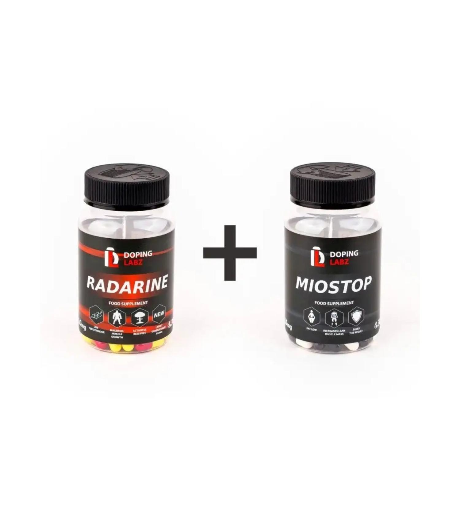 Doping Labz Radarin set+mystop 120 capsules - Buy Online on GoSupps.com