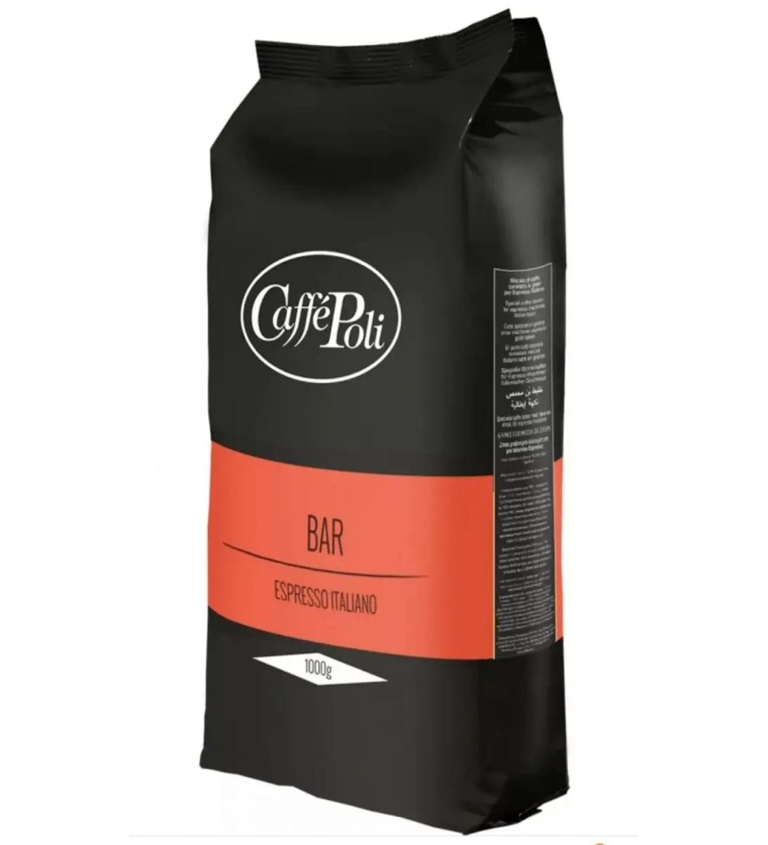 Caffe Poli Bar coffee in grains 1 kg - Buy Online on GoSupps.com
