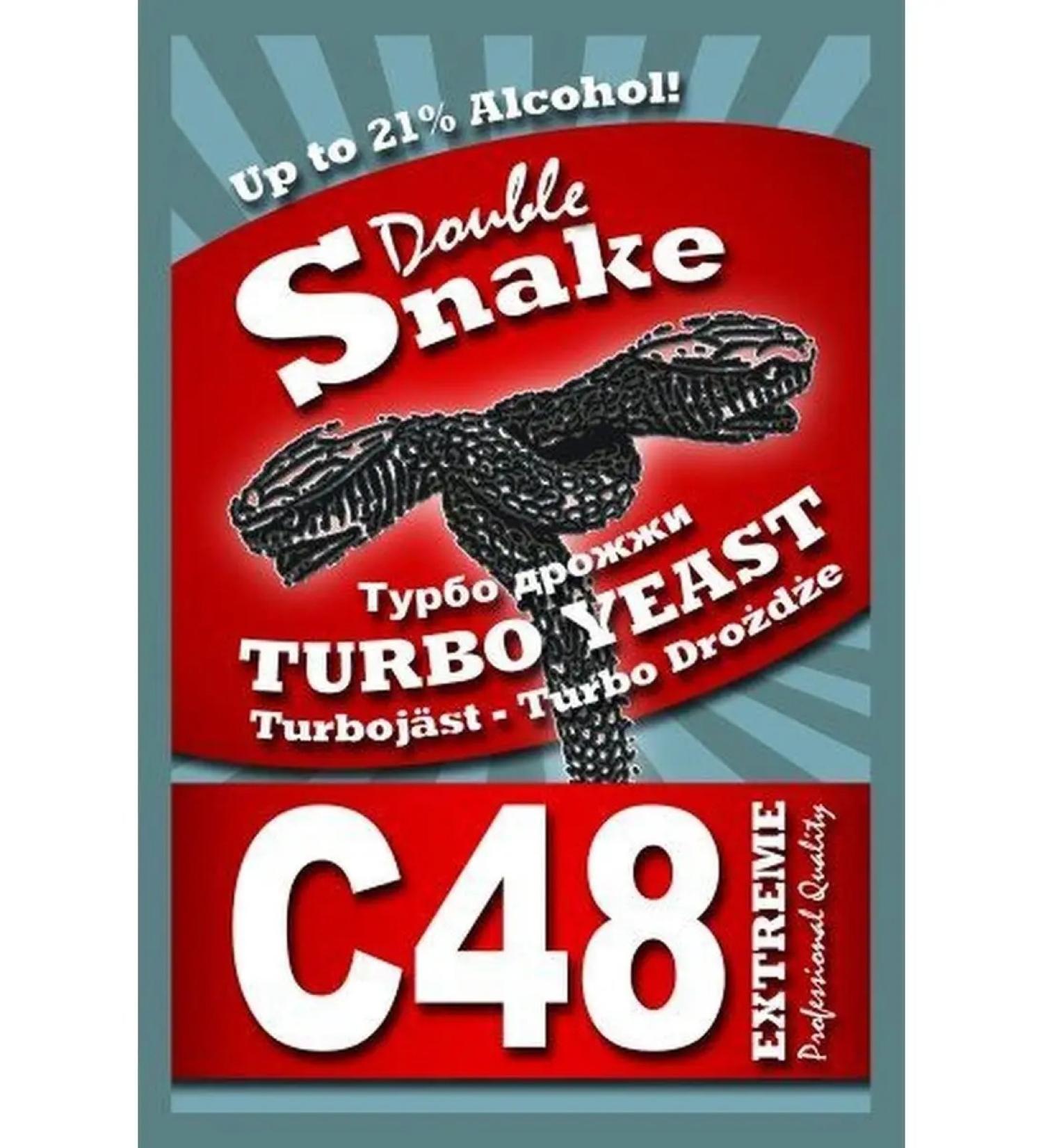 Double Snake Turbo yeast C48 1 pc