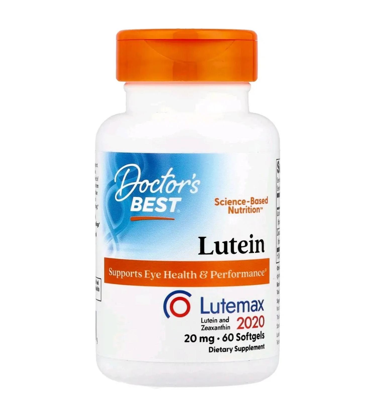 Doctor's Best Luthein with Zeaksantin 60 capsules
