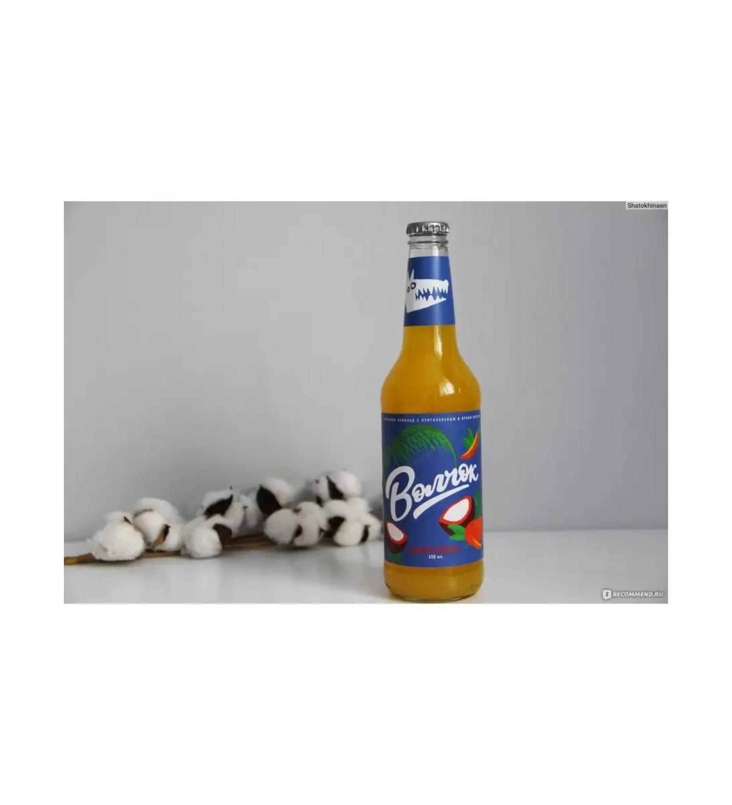 TOP Limonada wolf mango and coconut 0.45 l x 12 pcs - Buy Online on GoSupps.com