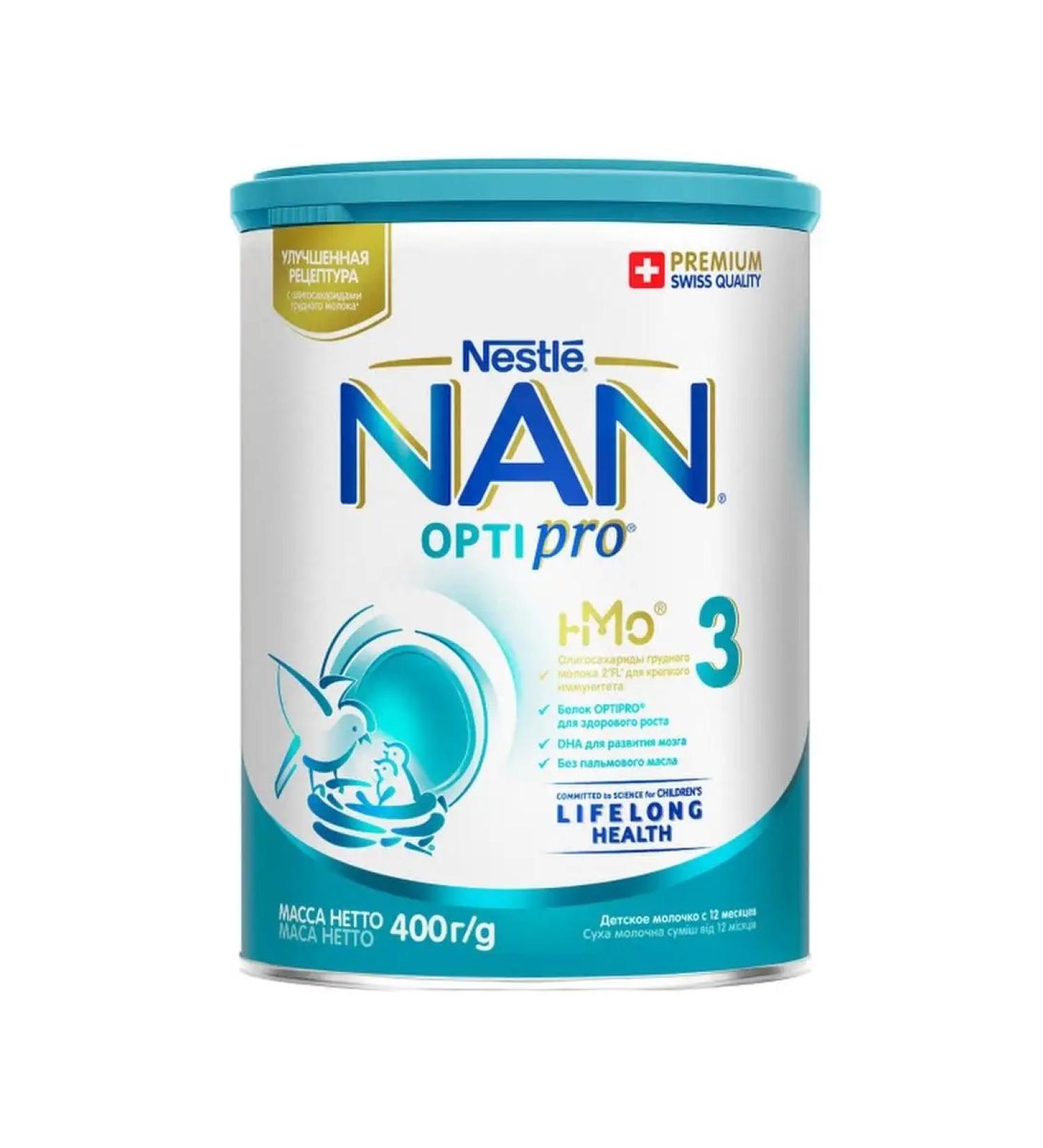 NAN Optipro 3 baby milk from 12 months 400g