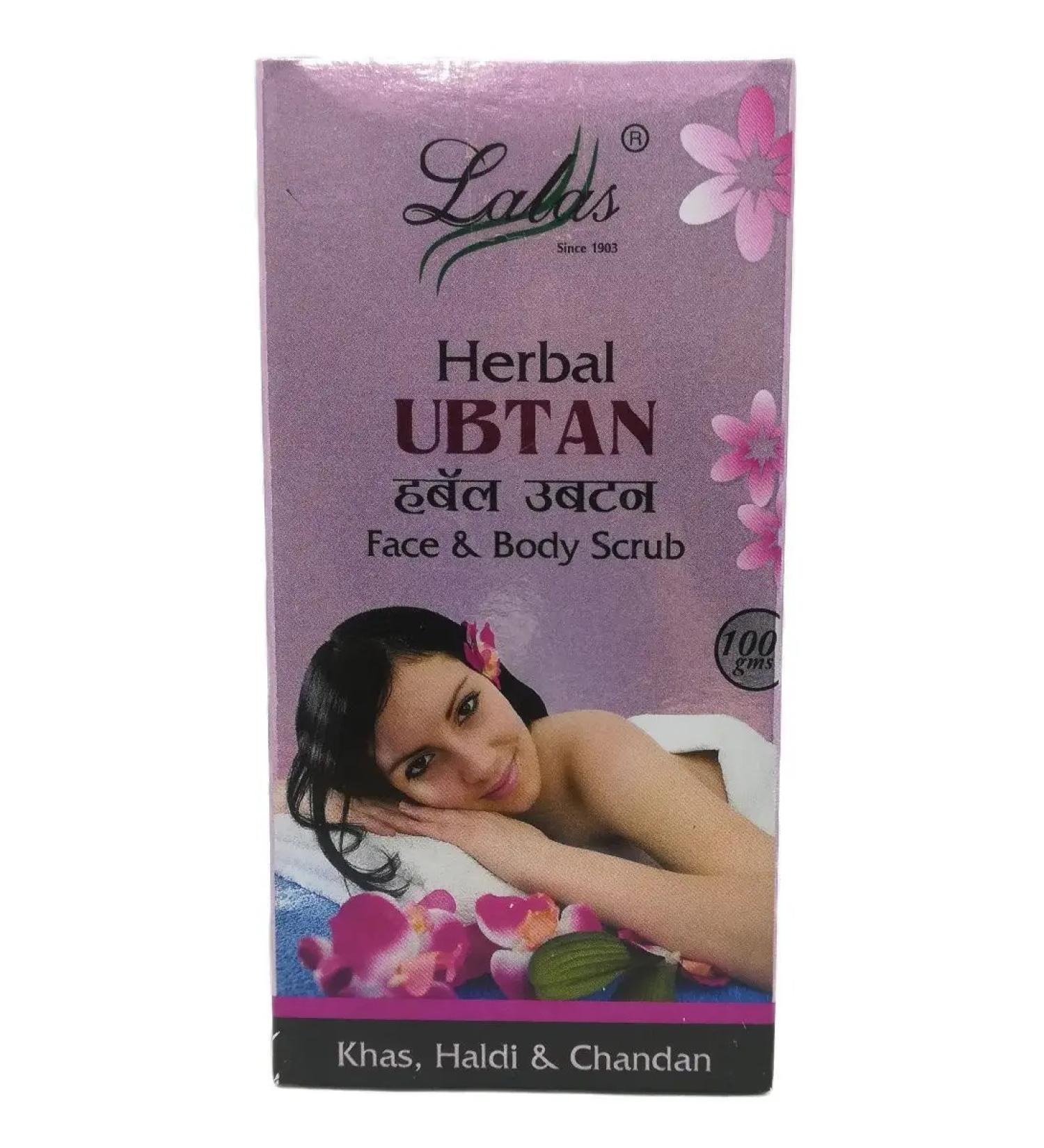 Lalas Scrub-Ubtan for the face and body Herbal cleansing and power 100g