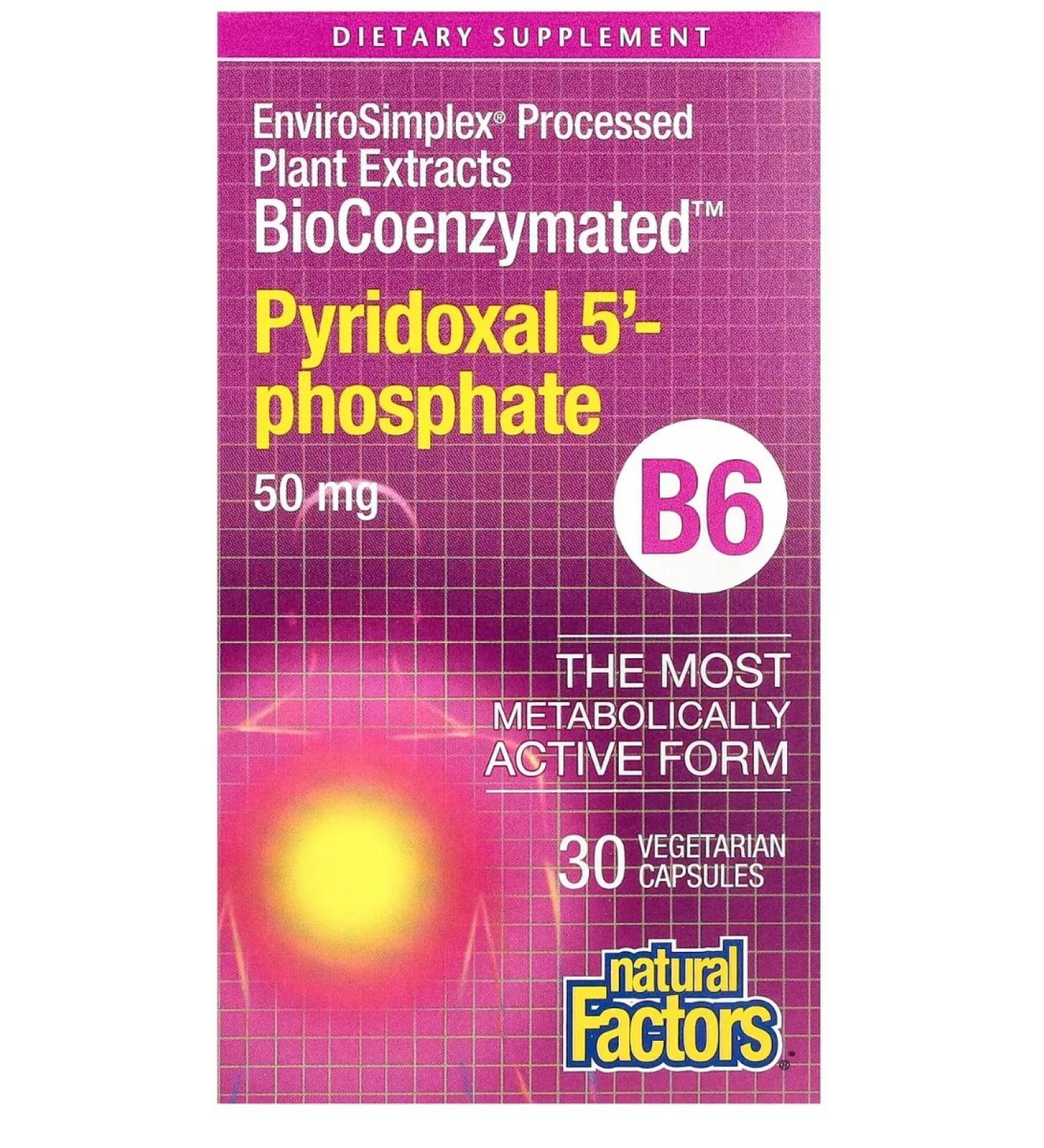 iherb Biocoenzymated Vitamin B6 Pyridoxal-5-phosphate - Buy Online on GoSupps.com