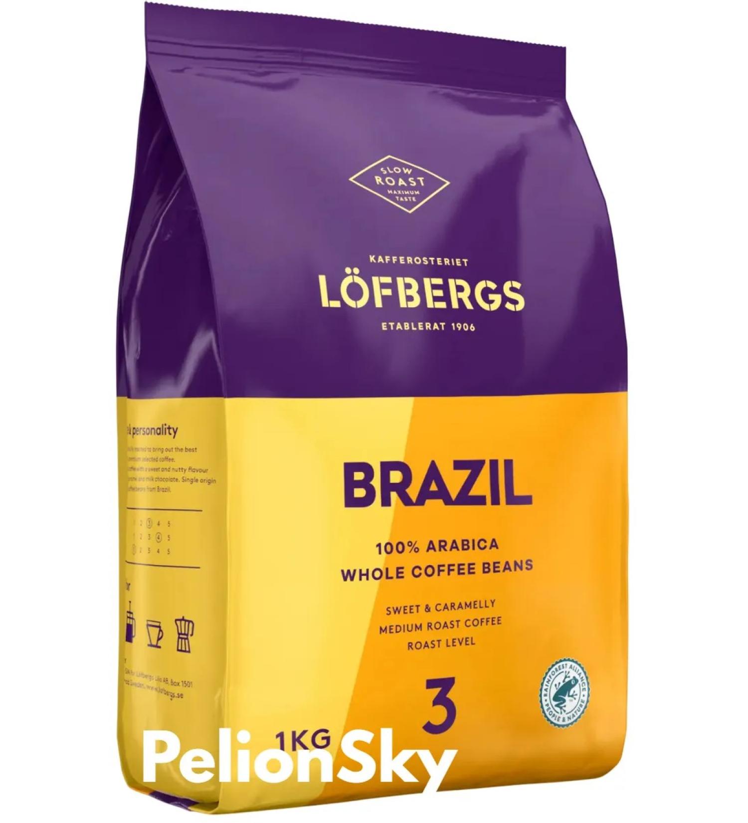 LOFBERGS Coffee in Zerinov Lenbergs Brazil 1kg - Buy Online on GoSupps.com