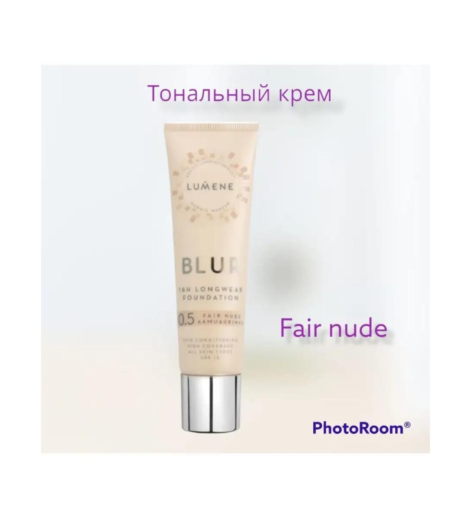 Lumene Sustainable foundation Blur 0.5 Fair Nude - Buy Online on GoSupps.com