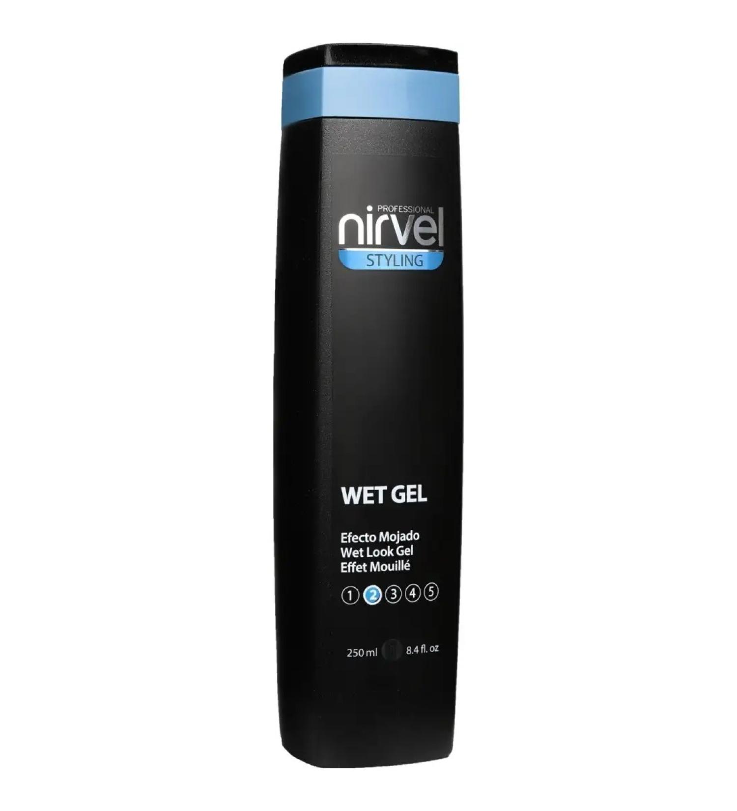 Nirvel Professional Gel effect of wet hair Styling medium fixation 250 ml - Buy Online on GoSupps.com