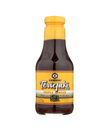 Kikkoman Sauce - Teriyaki - Triple Ginger - Case of 6 - 19.5 fl oz