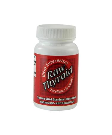 Ultra Glandulars Raw Thyroid - 90 Tablets