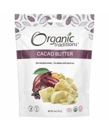 Organic Traditions Cacao Butter 8 oz (227 g)