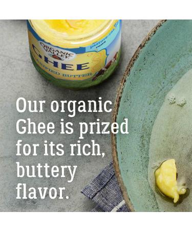 Organic Valley Ghee Clarified Butter 7.5 oz - Pure & Grass-Fed Quality - Buy Online on GoSupps.com