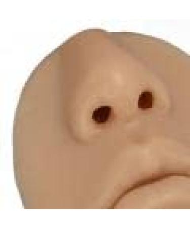 Realistic Silicone Ear Model for Display - Soft Flexible 3D Ear Nose & Mouth - Perfect for Novice Practice Dark Skin Color - Buy Online on GoSupps.com