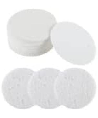 30 Count Compressed Facial Sponge 80 mm/3.1 inch Cellulose Facial Sponges Reusable Washing Face Sponge Pads for Facial Cleansing Exfoliating Mask Makeup Removal (White) - Buy Online on GoSupps.com