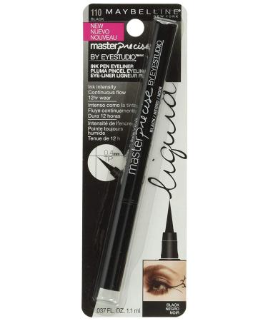 Maybelline Eyestudio Master Precise Liquid Eyeliner - Black  All Day Formula  .034 fl. Oz - Buy Online on GoSupps.com