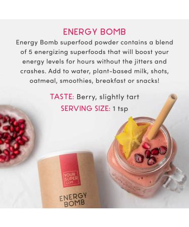 Your Super Energy Bomb Organic Superfood Mix - 7.05 Oz. - Buy Online on GoSupps.com