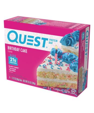 Quest Protein Bar - Birthday Cake - Pack Of 4