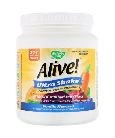 Nature's Way Alive! Ultra-Shake Vanilla Flavored 1.2 lbs (560 g)