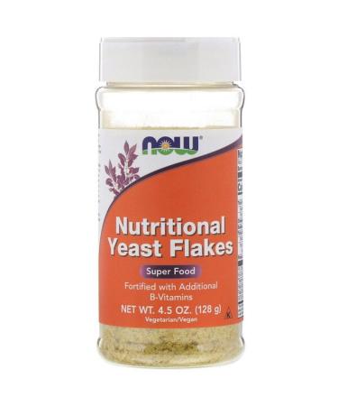 Now Foods Nutritional Yeast Flakes 4.5 oz (128 g)
